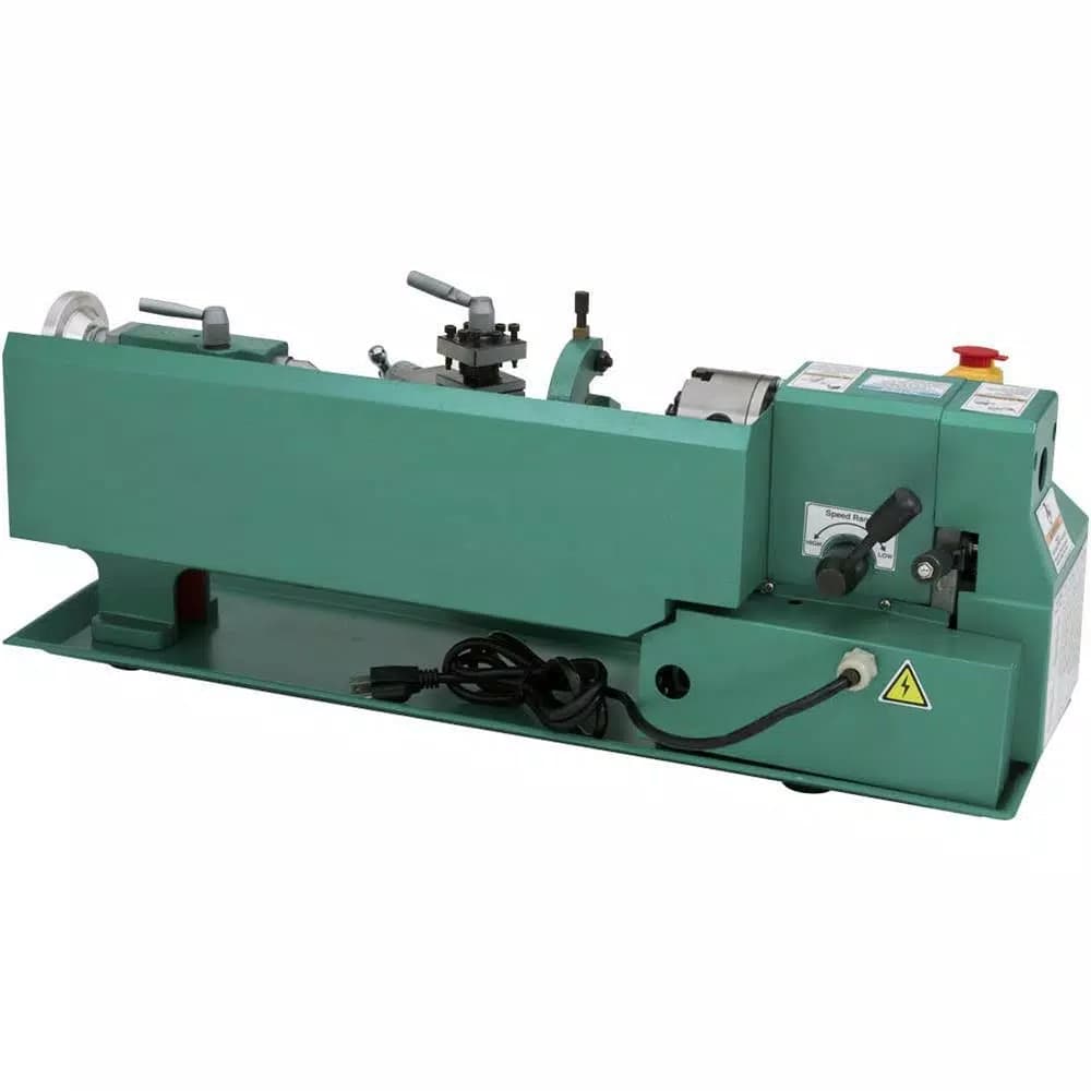 Grizzly Industrial 7 in. x 14 in. Variable-Speed Benchtop Lathe with Digital RPM Display