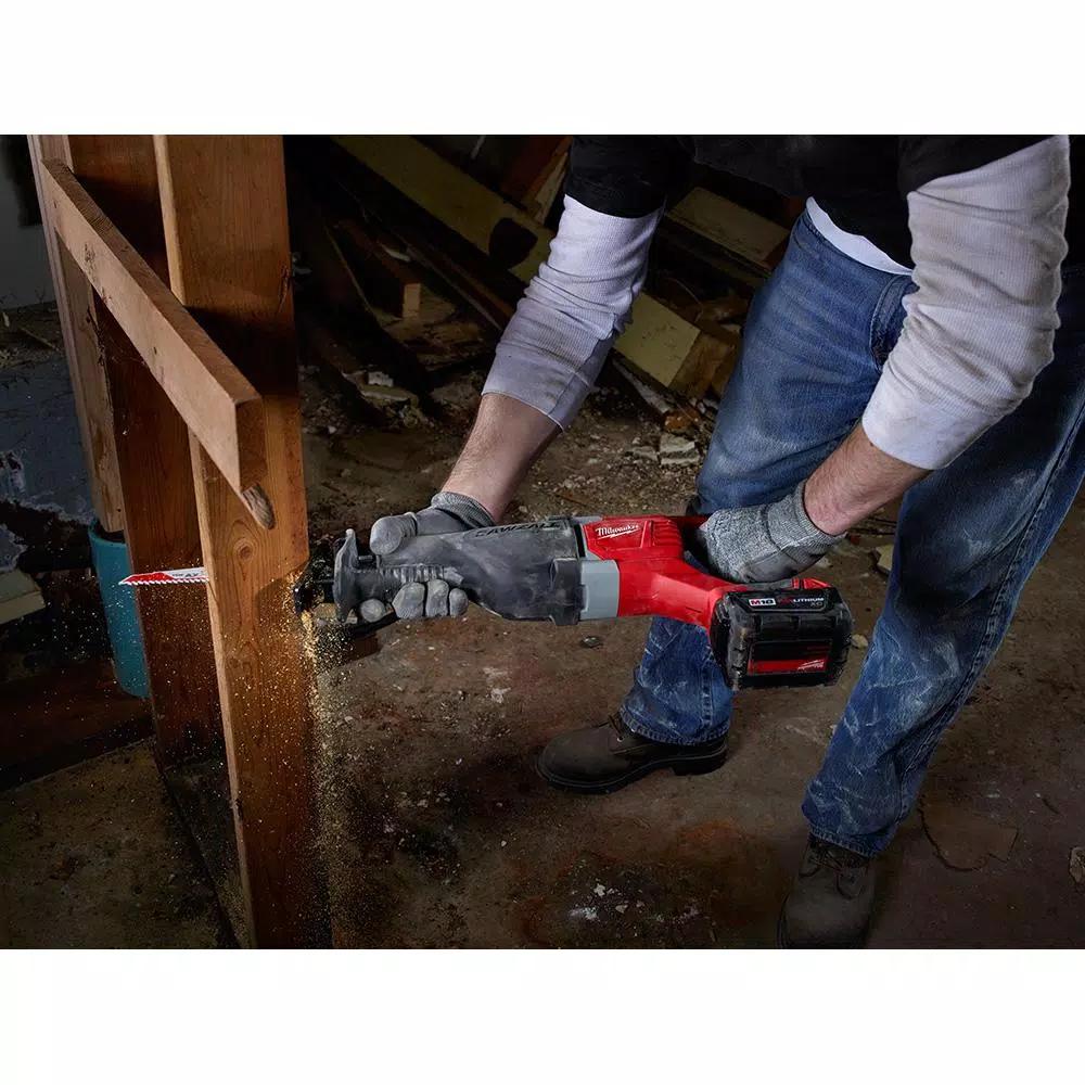 Milwaukee 15-Piece Reciprocating Saw Blade Set with AX Blades for Wood and Metal
