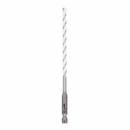 Milwaukee SHOCKWAVE 3/16 in. Carbide Multi-Material Drill Bit, 1/4 in. Hex Shank thumbnail 1