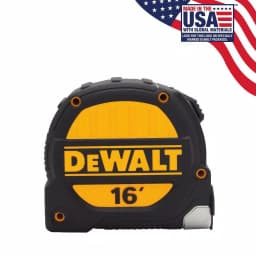 DEWALT 2-Pack Tape Measure Set, 25 ft. and 16 ft. x 1-1/4 in. Heavy-Duty Construction Measuring Tapes thumbnail 6