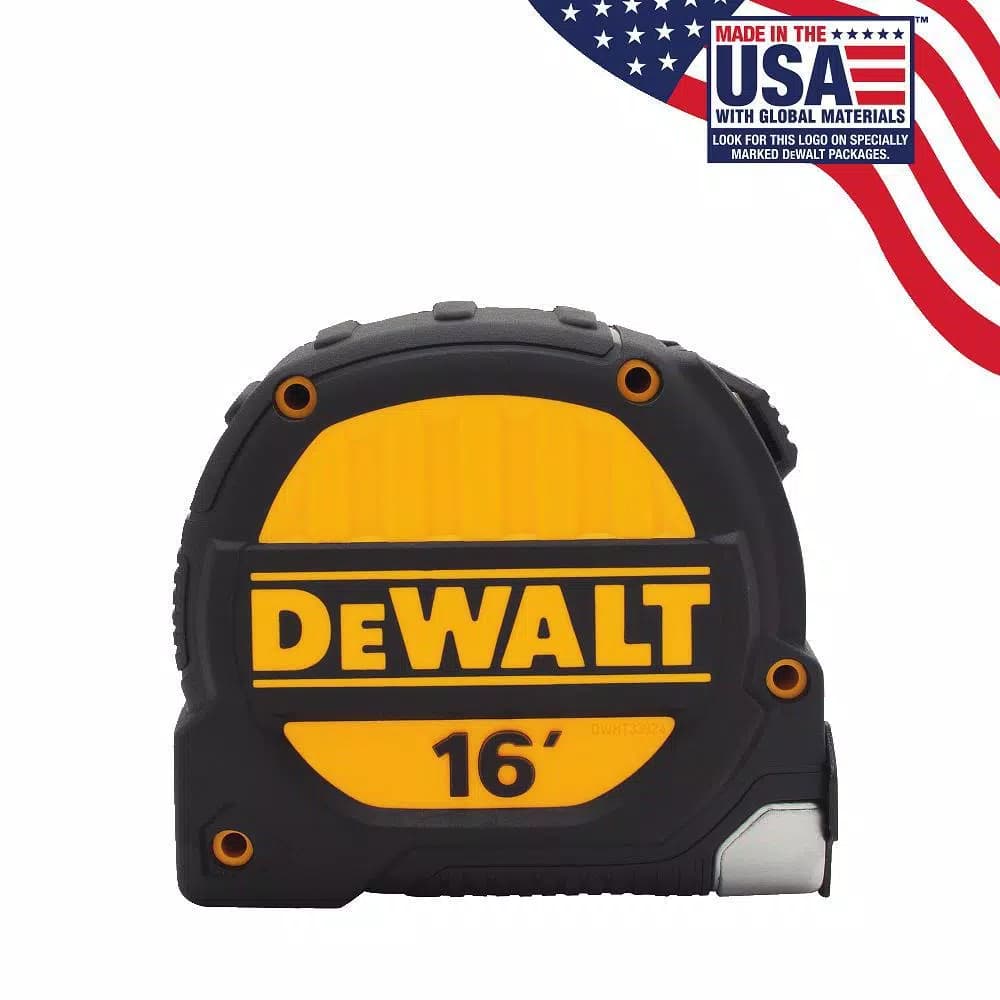 DEWALT 2-Pack Tape Measure Set, 25 ft. and 16 ft. x 1-1/4 in. Heavy-Duty Construction Measuring Tapes