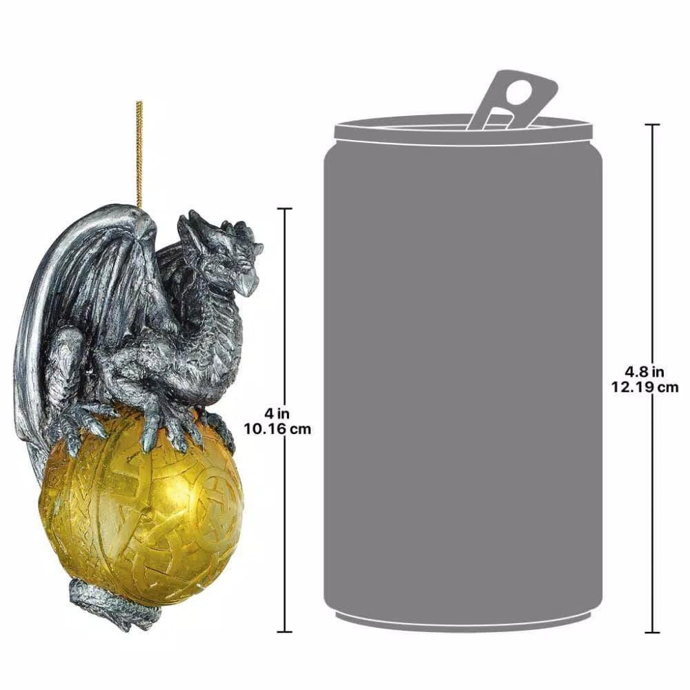 Design Toscano Protector of the Gothic Portal Celtic Dragon 2010 Holiday Ornament