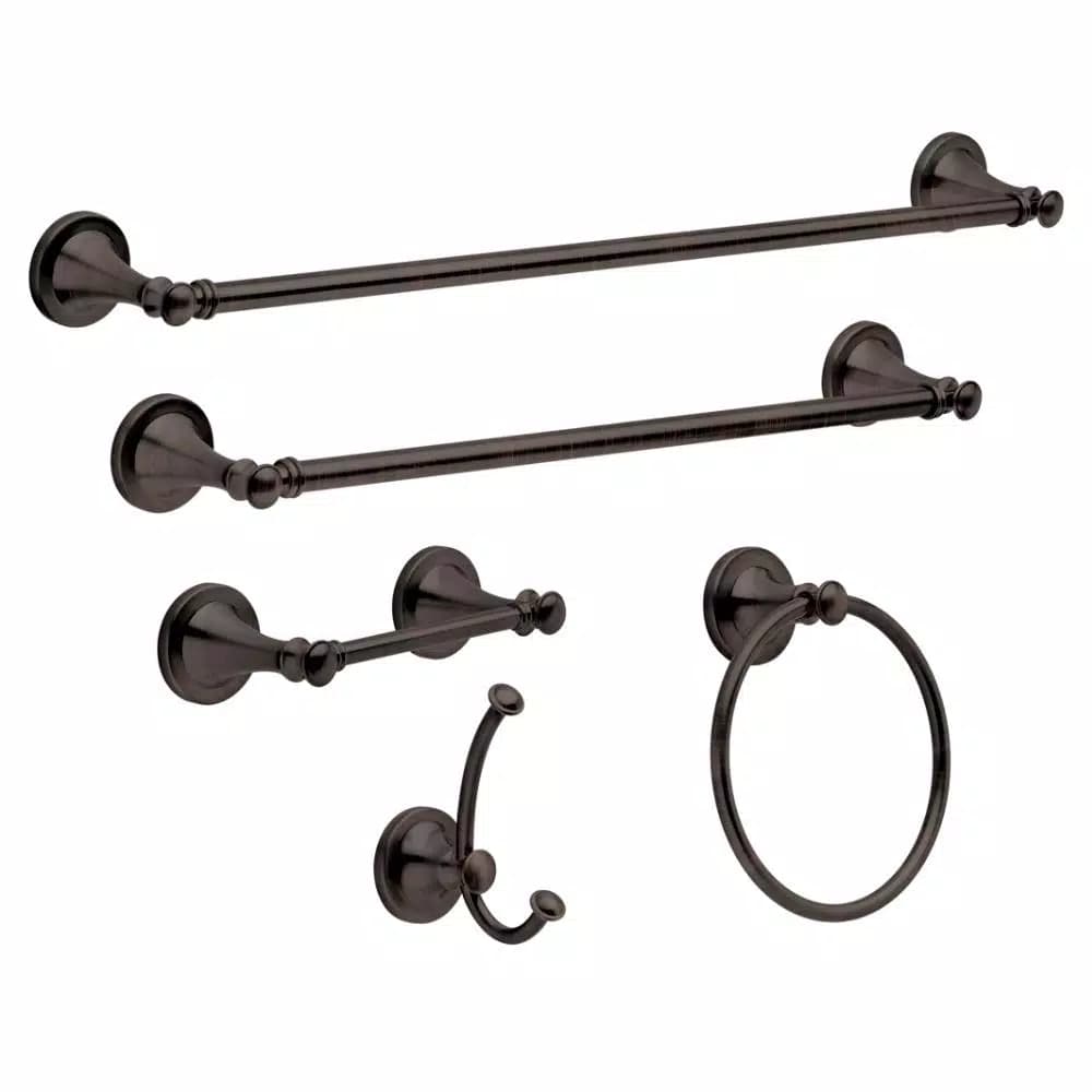 Delta Silverton 18 in. Towel Bar in Venetian Bronze