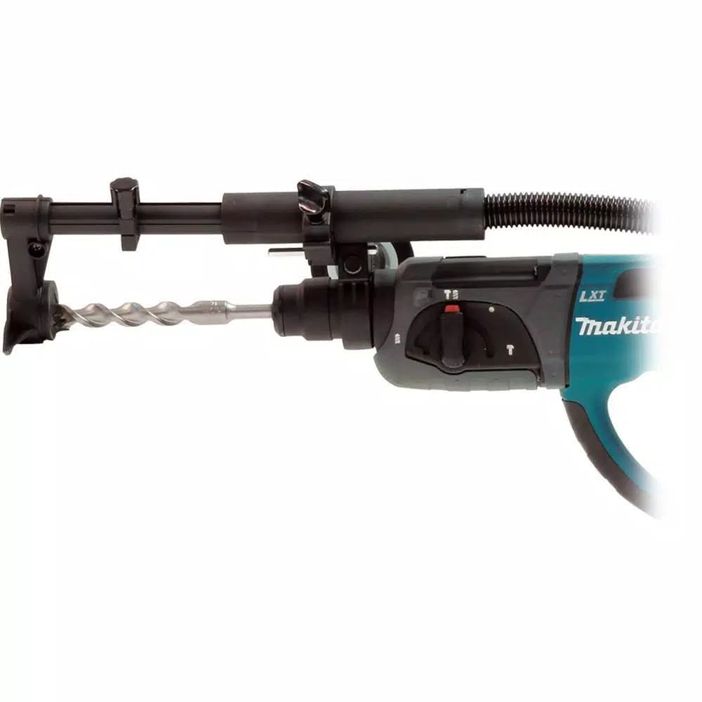 Makita HR2811F 7 Amp SDS-Plus Corded Rotary Hammer Drill with Dust Collection Attachment & Vacuum Hose Kit