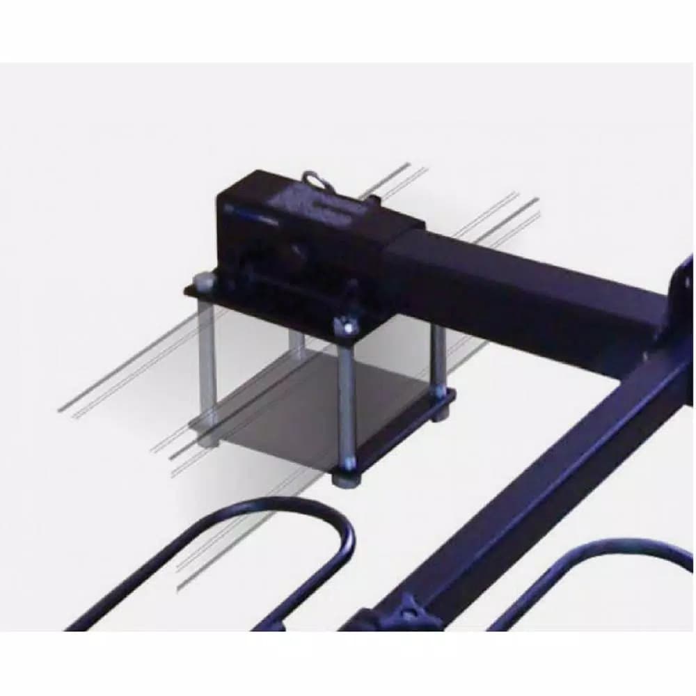 Swagman RV 1-Bike Rack Bumper Adapter for 4 to 4.5 in. Continuous Welded Steel Bumpers, 2 in. Receiver Hitch