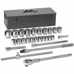 GearWrench 27-Piece 3/4 in. Drive SAE 12-Point Ratchet and Socket Set thumbnail 1