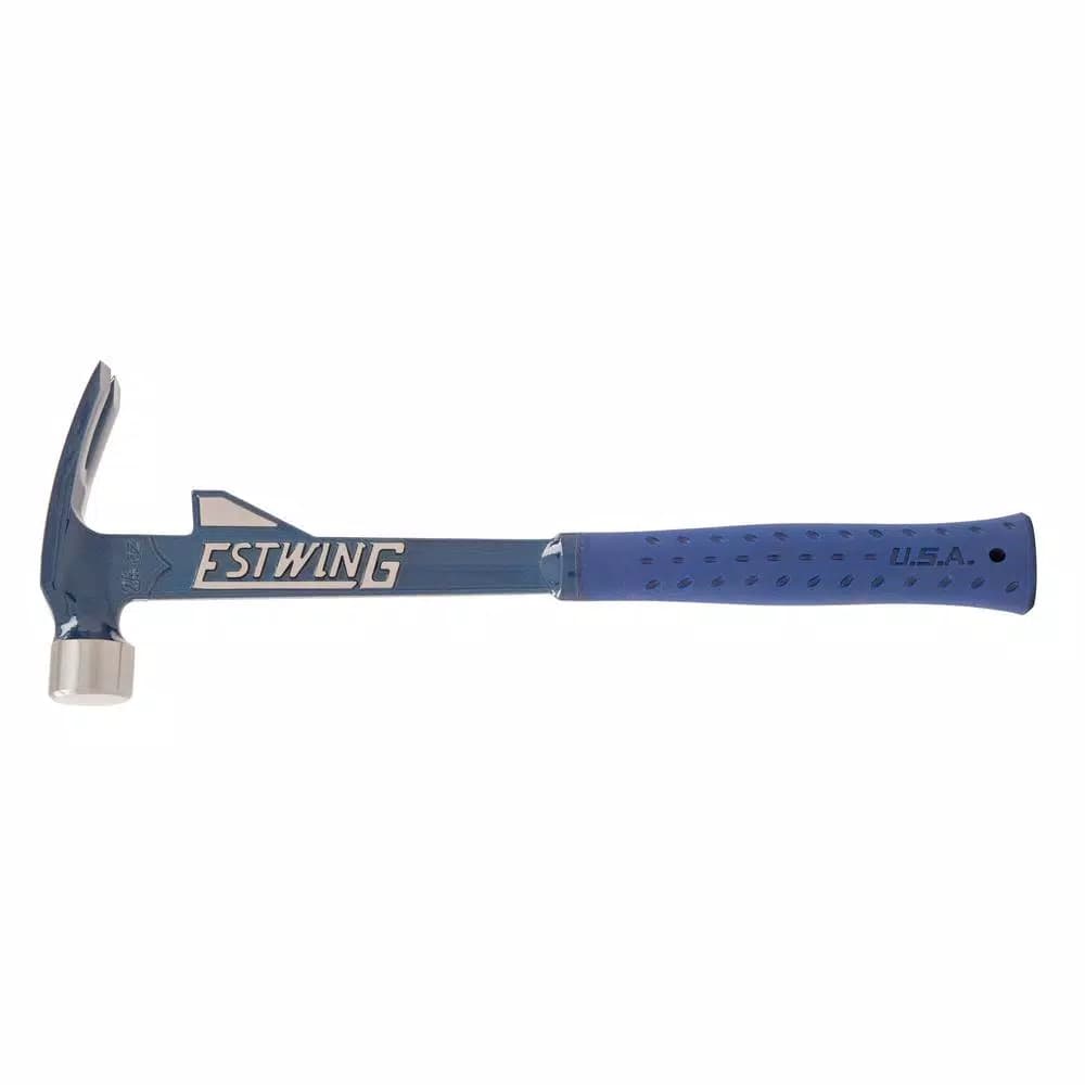 Estwing 24 oz. Hammertooth Framing Hammer with Blue Nylon Vinyl Shock Reduction Grip