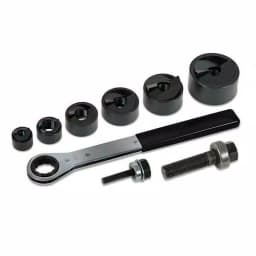 Klein Tools 9-Piece Knockout Punch and Ratcheting Wrench Set thumbnail 8