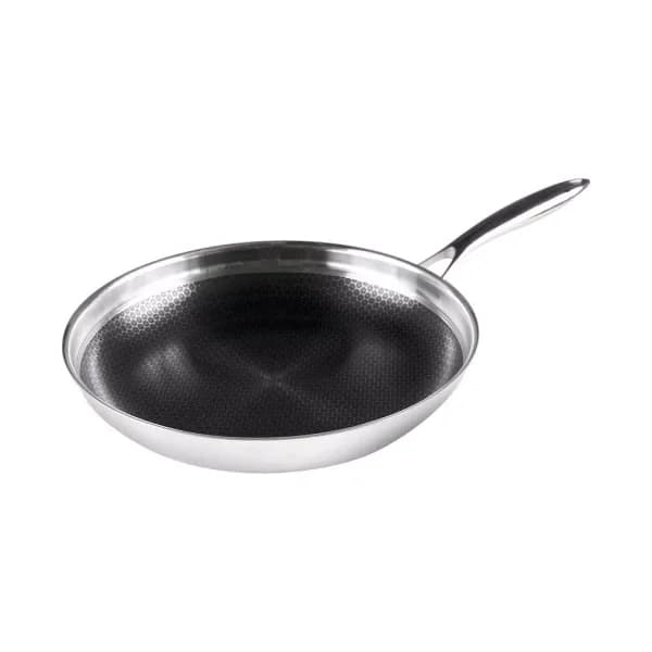 Black Cube 11 in. Stainless Steel Hybrid Nonstick Frying Pan