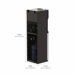 Brio Essential Series Bottom Loading Water Dispenser, Tri-Temp Hot/Cold/Room Temp, Black & Stainless Steel thumbnail 3
