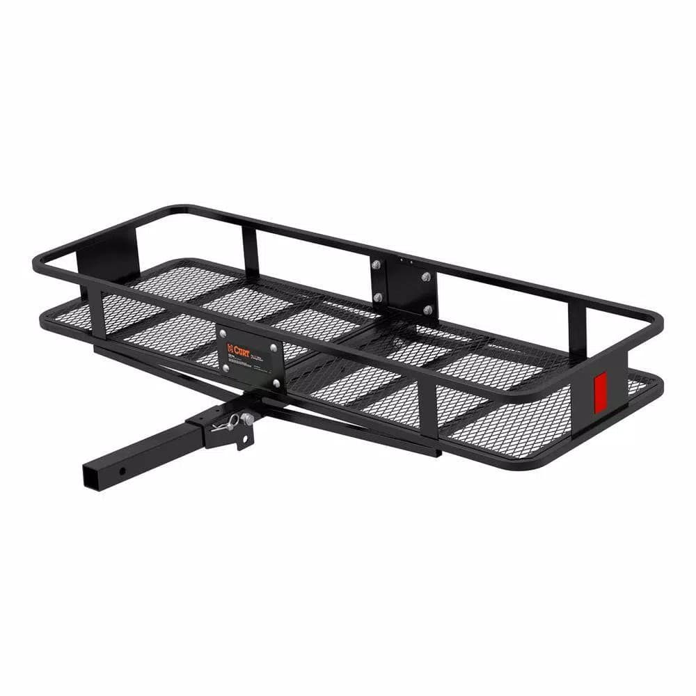 CURT Steel Wide Basket Style Hitch Cargo Carrier, 500 lb. Capacity, 2 in. Receiver