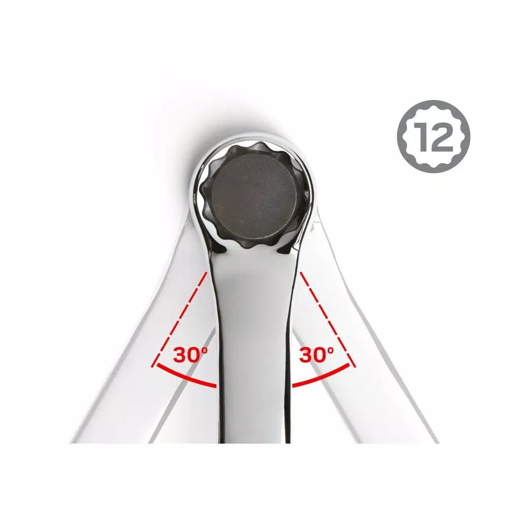 TEKTON 5-Piece 45° Offset Box End Wrench Set, SAE