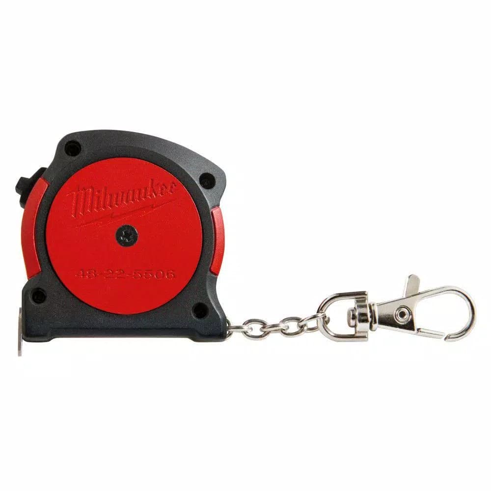 Milwaukee 6 ft. Keychain Tape Measure with Nylon Coated Blade