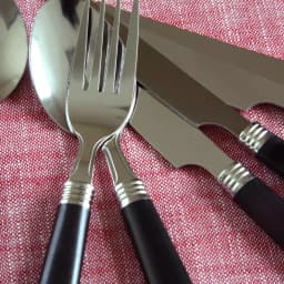 Gibson Home Sensations II 16-Piece Black Flatware Set with Wire Caddy, Service for 4 thumbnail 2