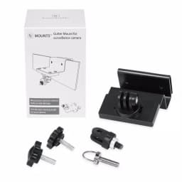 Wasserstein Weatherproof Gutter Mount for Arlo Pro, Ultra, Go, and Essential Security Cameras (Black) thumbnail 8