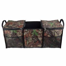 GigaTent 3-Compartment Collapsible Cooler & Trunk Organizer for SUV, Truck, and Auto - Camo thumbnail 2