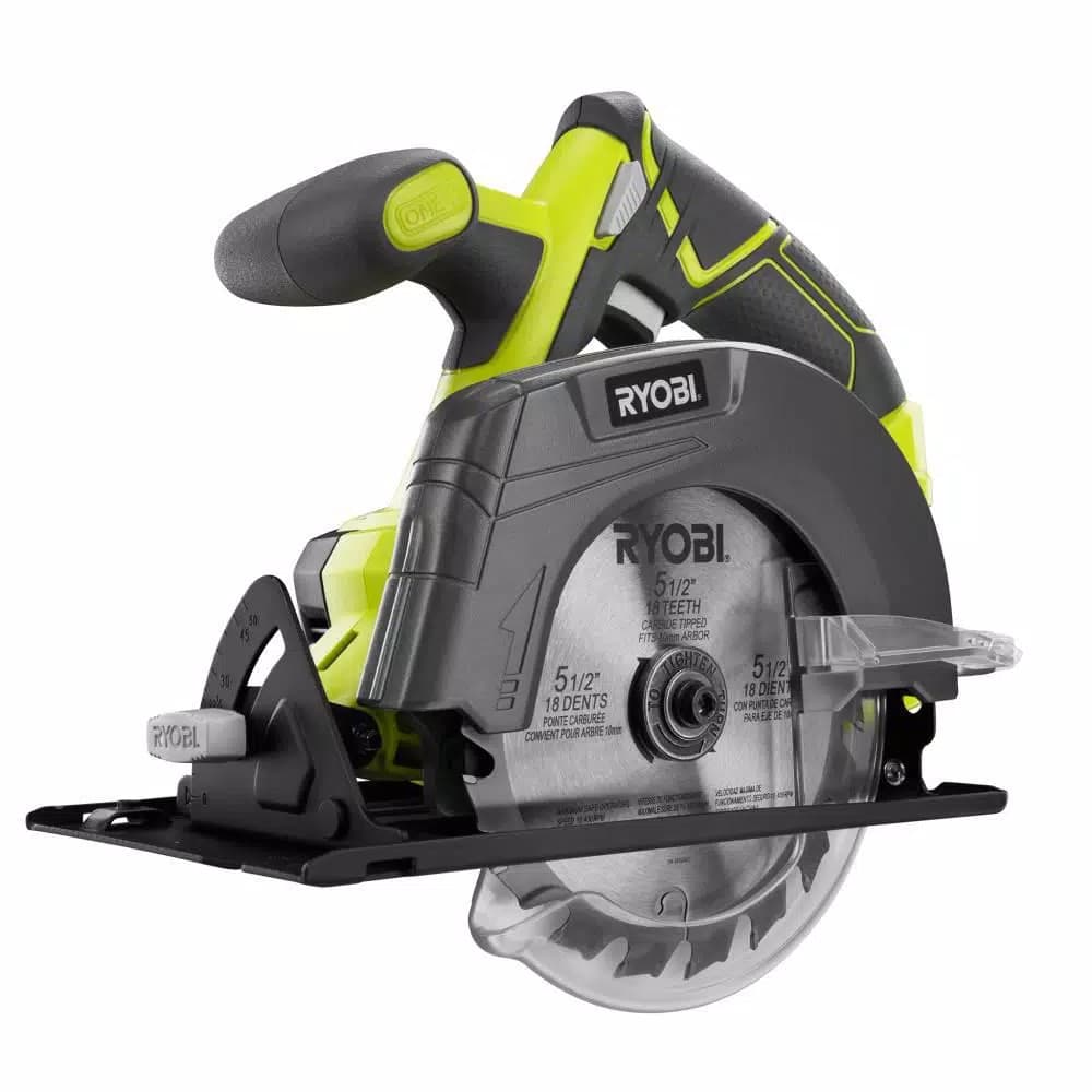 RYOBI 18V ONE+ 5-1/2 in. Cordless Circular Saw Kit with 4.0 Ah Battery and Charger
