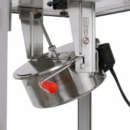 Funtime Sideshow Popper 8 oz. Popcorn Machine & Cart, Traditional Red/Gold Theater Style thumbnail 7