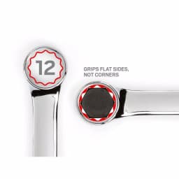 TEKTON 30-Piece Combination Wrench Set, 1/4-1 in. and 8-22 mm with Roll-Up Pouch thumbnail 11