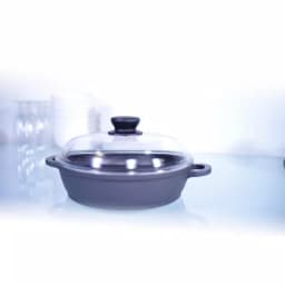 Berndes Classics 2.5 Qt. Non-Stick Cast Aluminum Saute Casserole with Glass Lid thumbnail 3