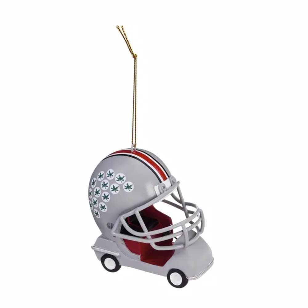 Team Sports America Ohio State University NCAA Football Helmet Field Cart Christmas Ornament