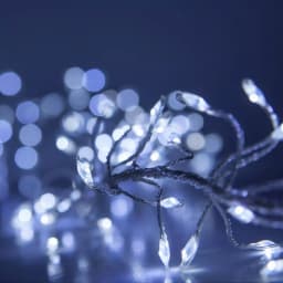 Wintergreen Lighting 8 ft. 400-Light LED Cool White Micro Dot Fairy String Lights thumbnail 1