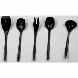Home Basics 14-Piece Kitchen Tool Set with Revolving Storage Crock, Black thumbnail 4