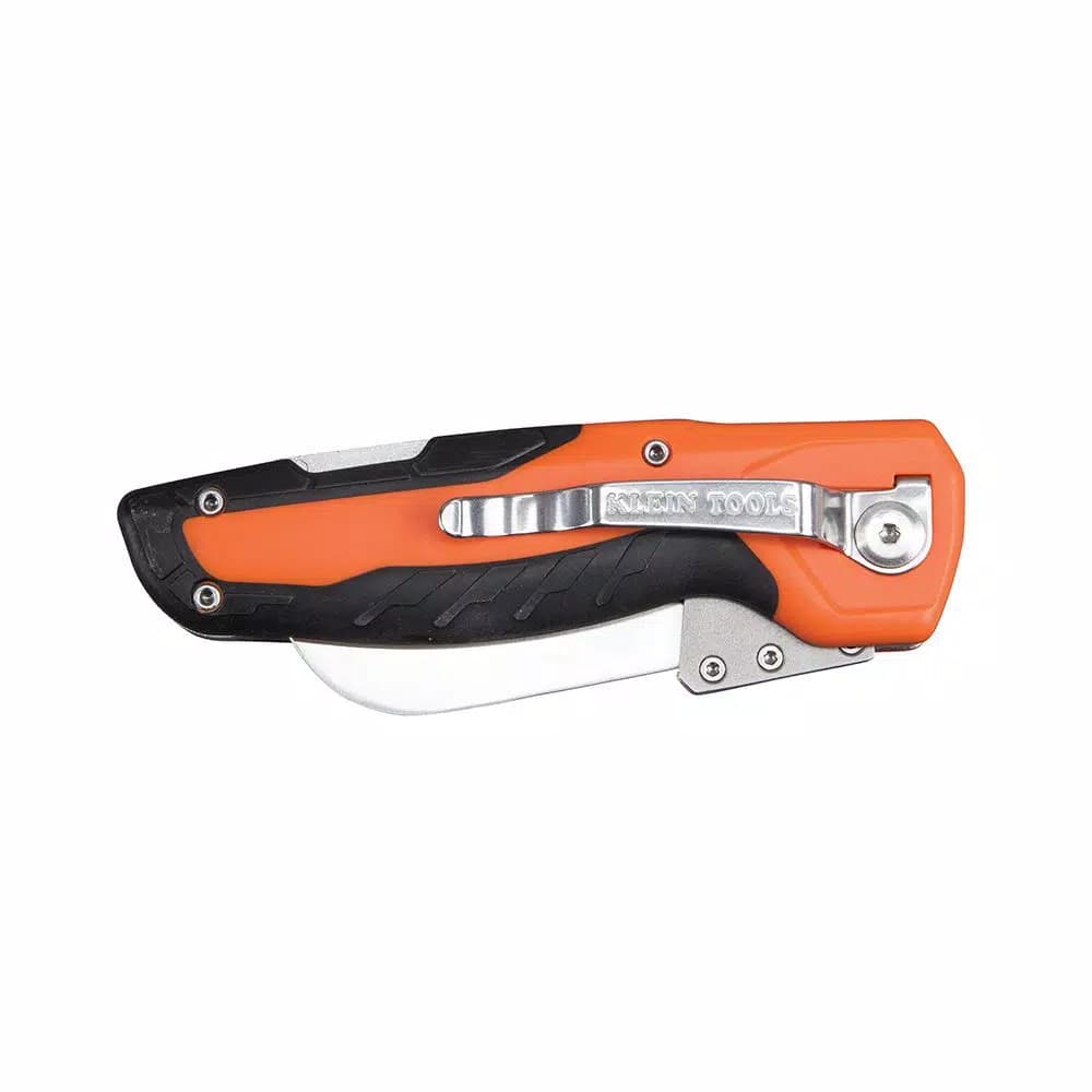 Klein Tools 2.5 in. Folding Cable Skinning Utility Knife with Replaceable Hawkbill Blade
