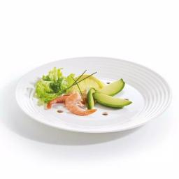 Luminarc Harena White 10.5" Dinner Plate Set, 6-Piece Opal Glass thumbnail 3