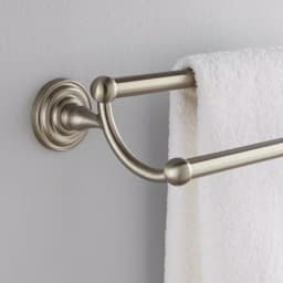 Delta Greenwich 24 in. Double Towel Bar, SpotShield Brushed Nickel thumbnail 2