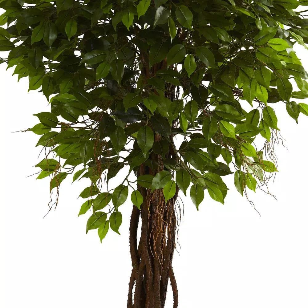 Nearly Natural 7.5 ft. UV Resistant Ficus Tree - Indoor/Outdoor Artificial Plant