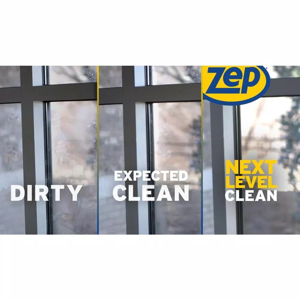 ZEP 1 Gal. Streak-Free Ammonia Based Glass Cleaner, Professional Strength