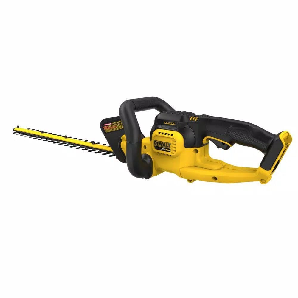 DEWALT 20V MAX Cordless Hedge Trimmer, 22 in. Blade, Includes 5.0 Ah Battery and Charger