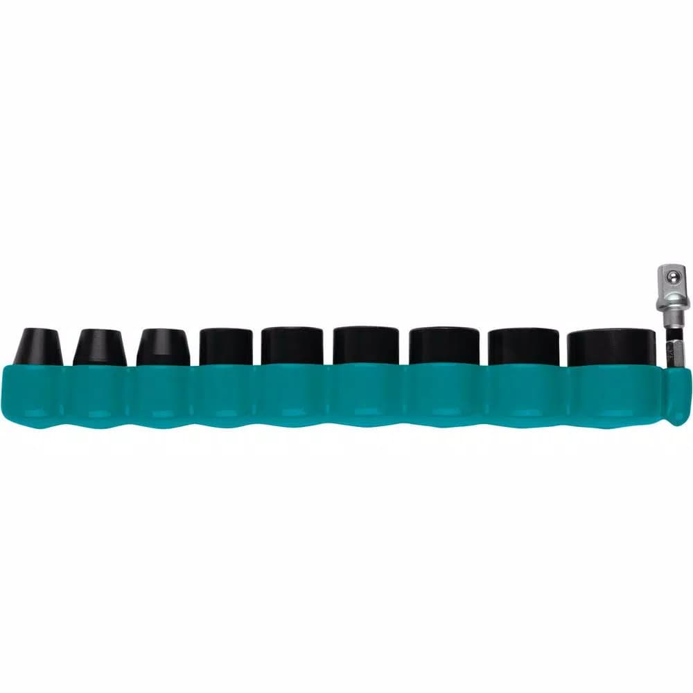 Makita ImpactXPS 3/8 in. Drive 6-Point SAE Impact Socket Set, 10-Piece