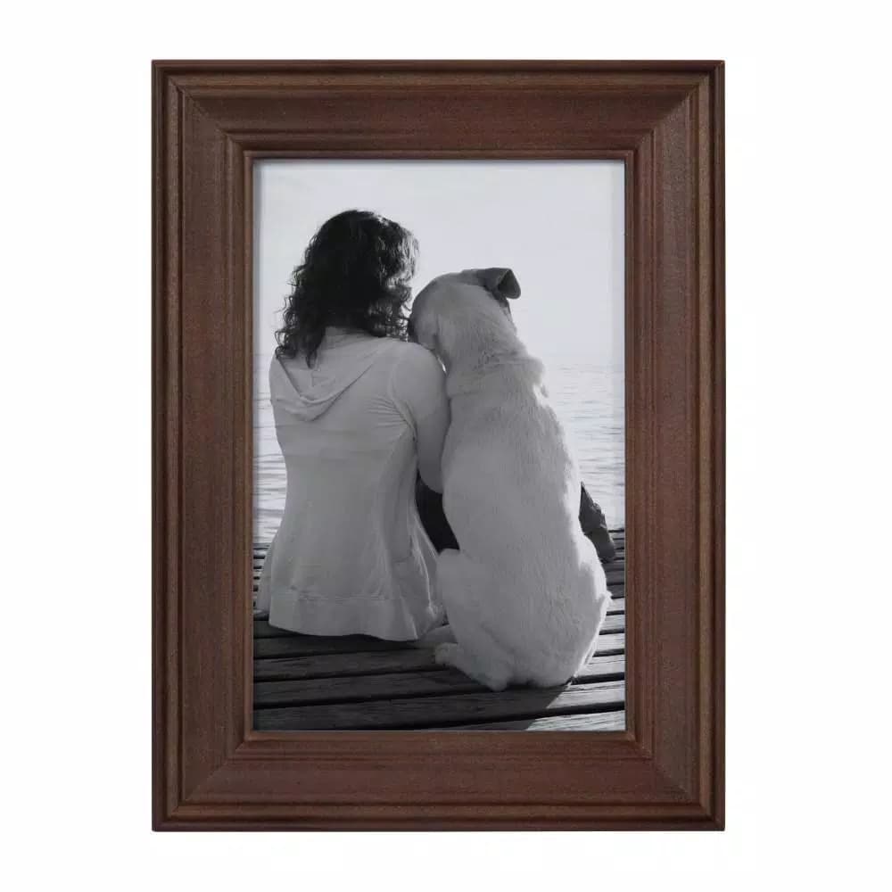 Kate and Laurel Bordeaux Brown Gallery Wall Picture Frame Set, 10-Piece Collection