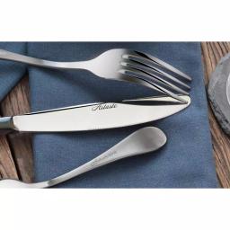 Artaste Rain 36-Piece 18/10 Stainless Steel Flatware Set, Black Titanium Finish, Service for 12 thumbnail 2