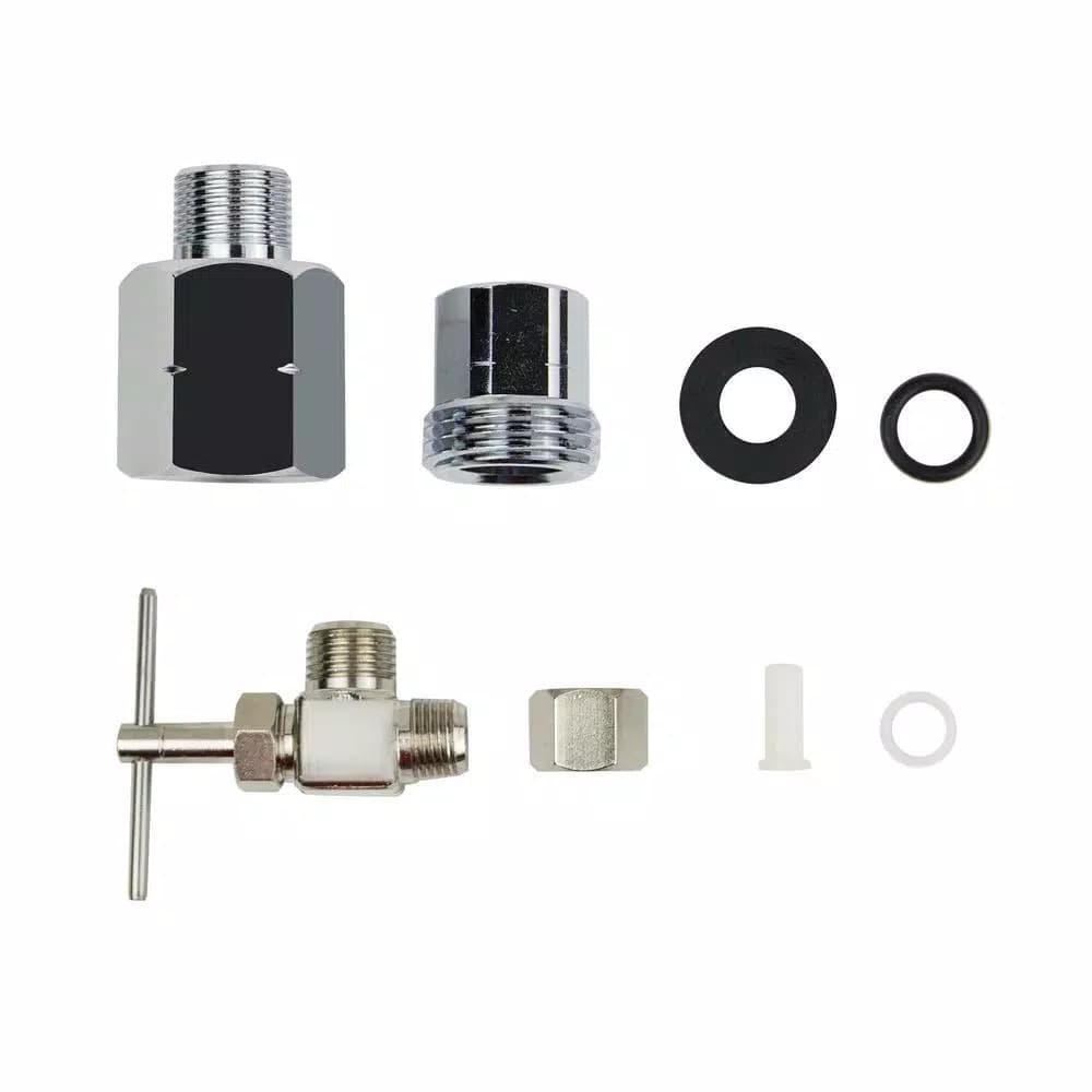 APEC Water Systems Standard Feed Water Adapter for 1/2 in. and 3/8 in. Pipes, Reverse Osmosis Water Filter System Connector