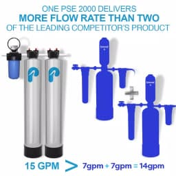 Pelican Water Pelican PSE2000 Whole House Water Filtration and NaturSoft Water Softener Alternative System, 15 GPM thumbnail 4