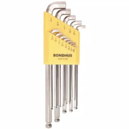 Bondhus Stubby Ball End Long Arm L-Wrench Set, 13-Piece SAE Hex Key Set with BriteGuard Finish thumbnail 1