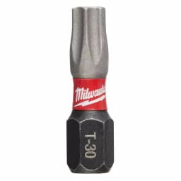 Milwaukee SHOCKWAVE Torx T30 1 in. Impact Duty Steel Screwdriver Bits, 5-Pack thumbnail 3