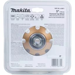Makita 5 in. Turbo Low-Vibration Diamond Cup Wheel for Angle Grinders thumbnail 7