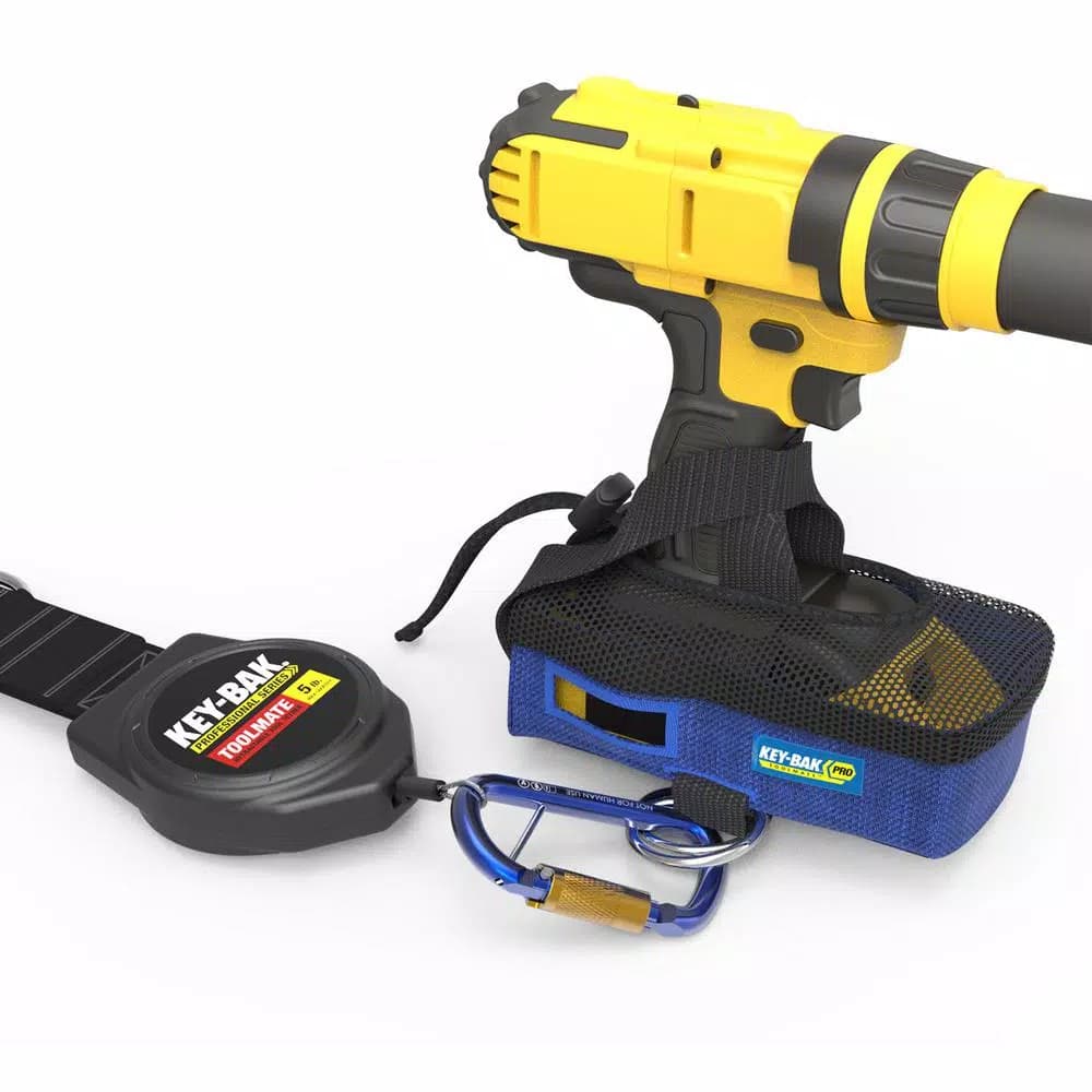 KEY-BAK Professional ToolMate 5 lbs. Retractable Tool Tether and Cordless Power Drill Boot Kit, ANSI 121 Certified
