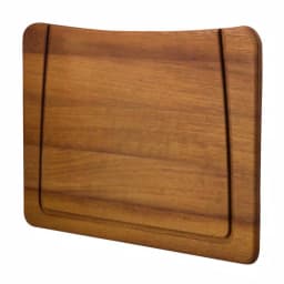 ALFI BRAND Iroko Wood Cutting Board - Italian Designed Multi-Purpose Chopping & Serving Board thumbnail 2