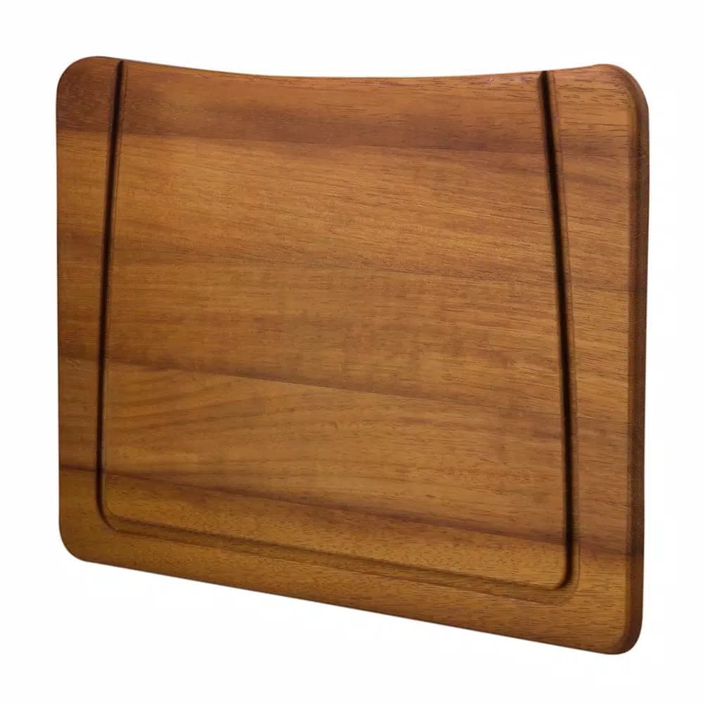 ALFI BRAND Iroko Wood Cutting Board - Italian Designed Multi-Purpose Chopping & Serving Board