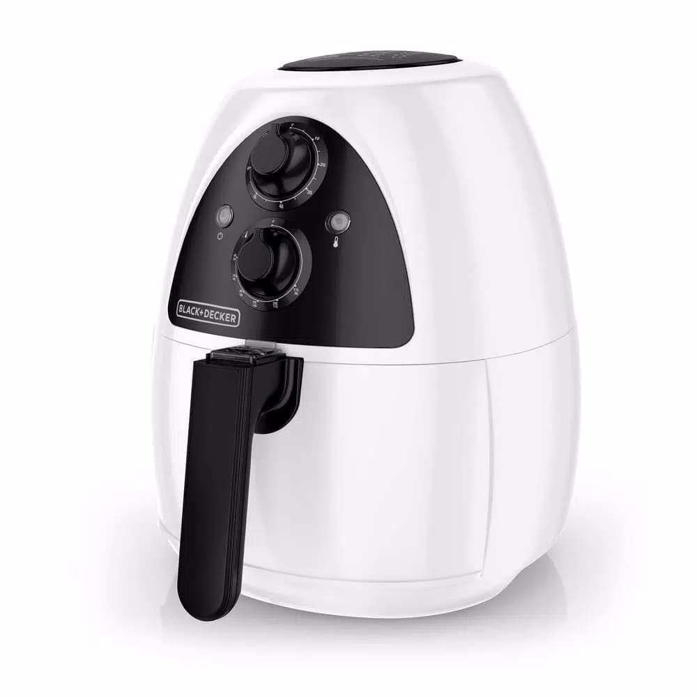 BLACK+DECKER PuriFry 2 Qt. Air Fryer, White