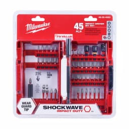 Milwaukee SHOCKWAVE Impact Duty Steel Driver Bit Set, 45-Piece thumbnail 3