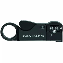 KNIPEX 4-1/4 in. Coax Cable Stripper for RG 58, RG 59, and RG 62 thumbnail 1