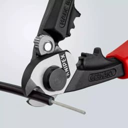 KNIPEX 7.5 in. Wire Rope Cutters with Comfort Grip Handles thumbnail 3
