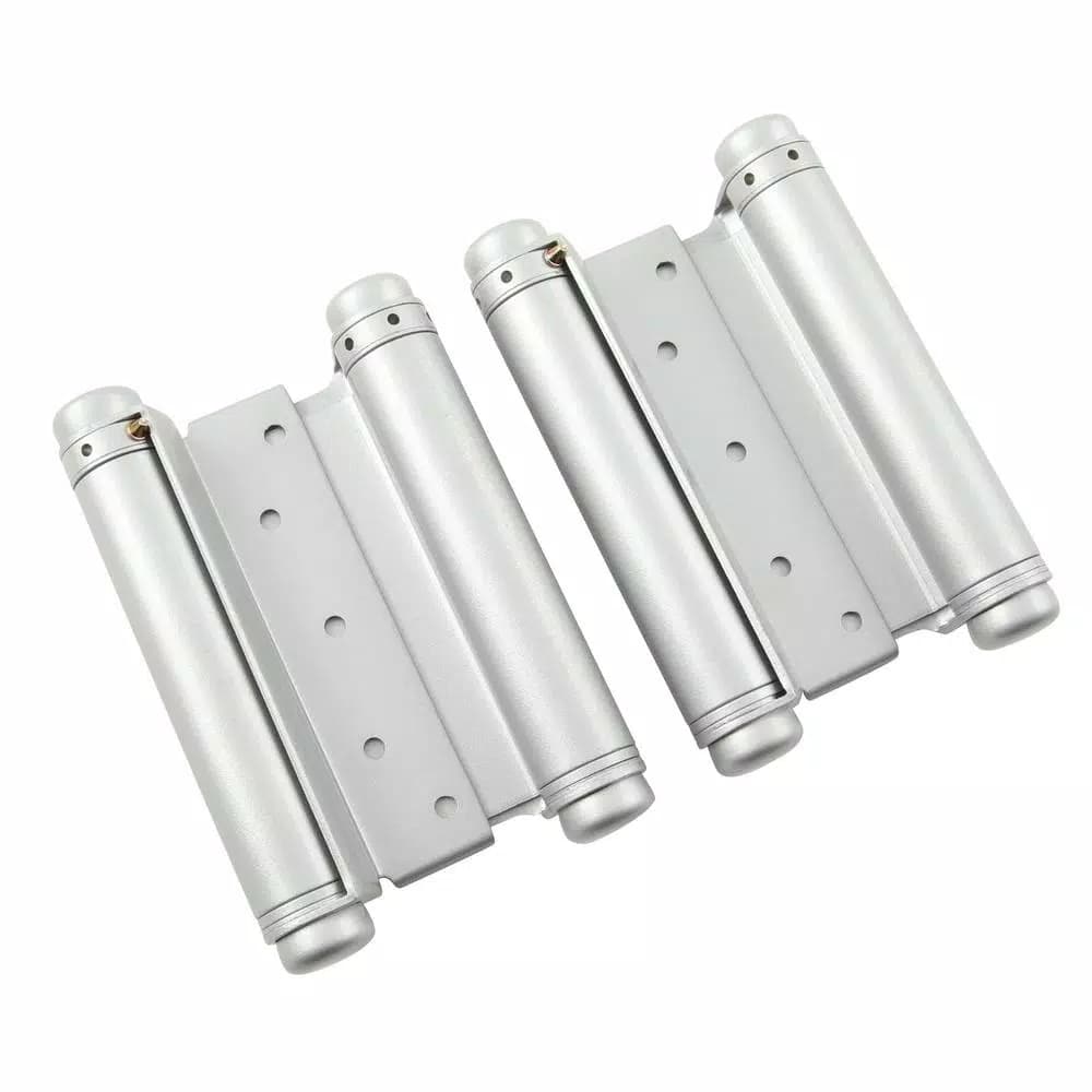 Taco 6 in. Double Acting Spring Hinge, Galvanneal Steel (Set of 2)