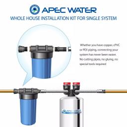 APEC Water Systems APEC Whole House System Single Tank Installation Kit with Quick Connect Fittings thumbnail 4